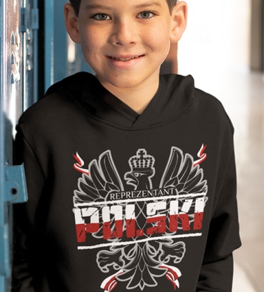 Bluza z kapturem dziecięca REPREZENTANT POLSKI